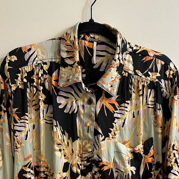 Free People The Palms Long Sleeve Blouse - Picture 3 of 4